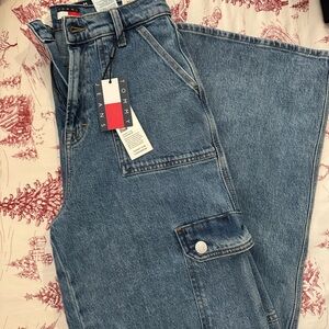 Tommy Hilfiger Blue Flare & Wide Leg Jeans